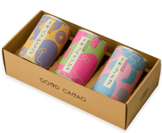 GOOD CACAO 日本茶に合う焼き菓子缶3種セット