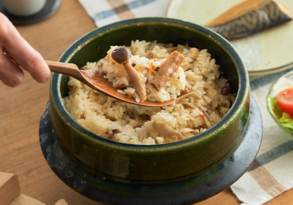 山椒香るきのこと鶏の混ぜごはんの素