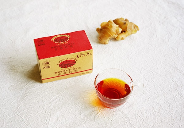 農薬を使わずに育てた ひしわ　生姜紅茶