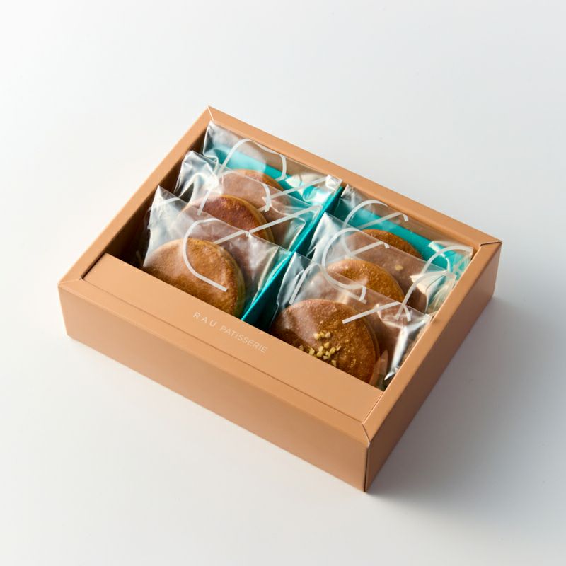 RAU　キャラメルクッキー 6枚入 包装イメージ