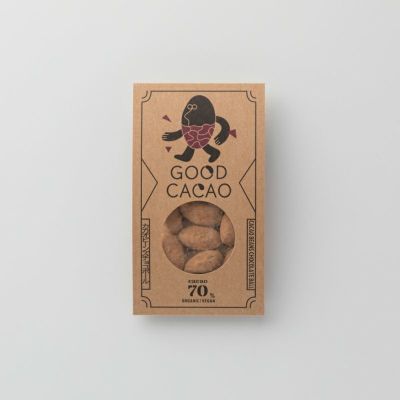 有機カカオビーンズチョコボールのパッケージ