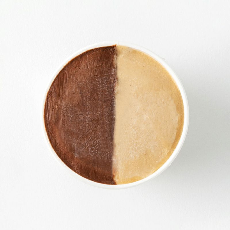 アロマチョコレートとボタニカルバニラのジェラート