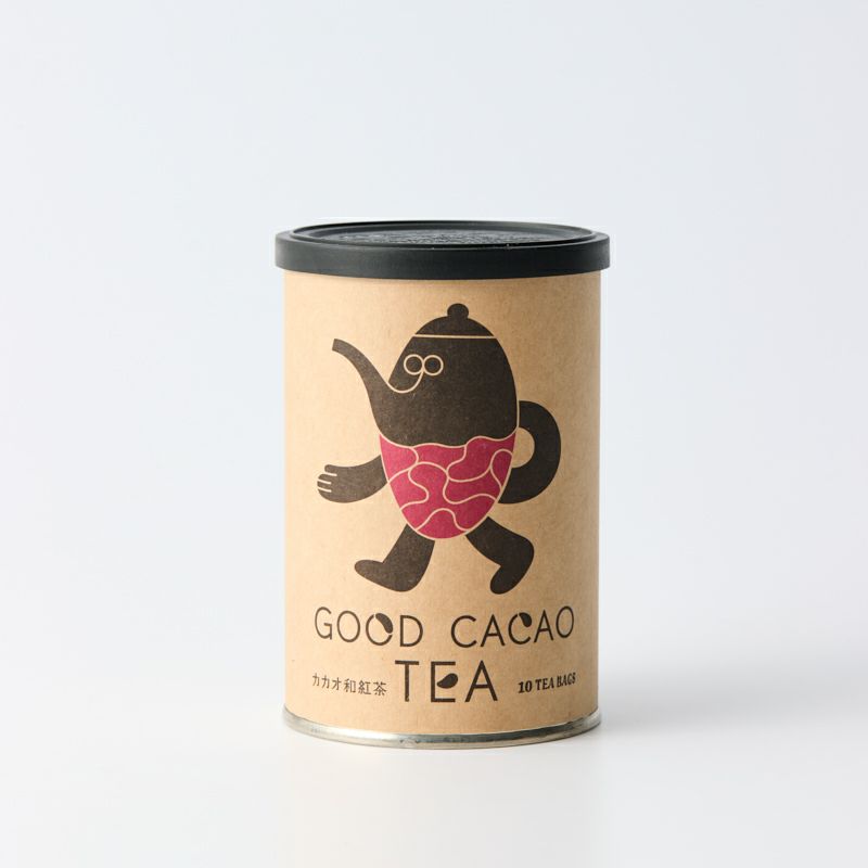 GOOD CACAO　カカオ和紅茶(缶)／カカオティー