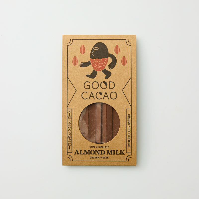 オーガニックスティックチョコレート アーモンドミルク 商品画像