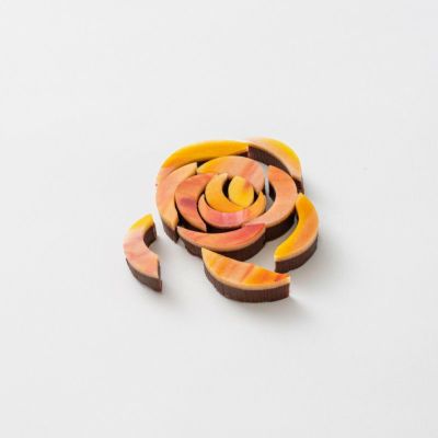 Sachi Takagi　Chocography Orange　盛り付け例パッケージとショッパー