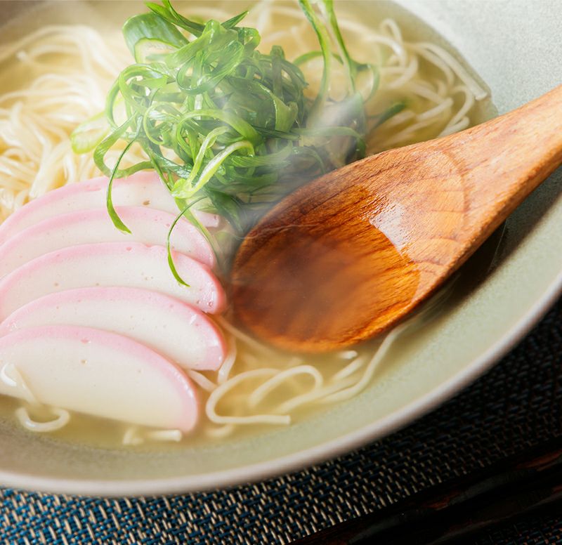 九条ねぎと生姜の旨出汁にゅうめん　　スープ