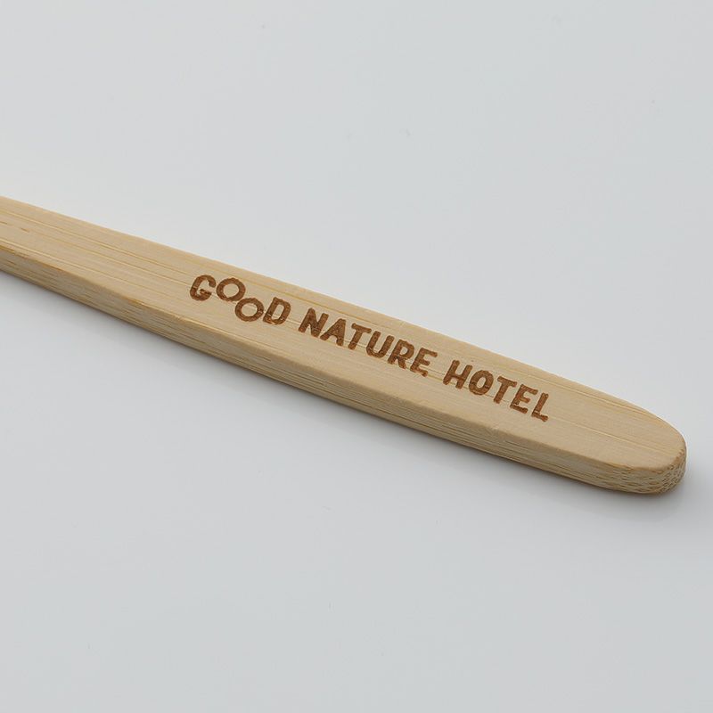 GOOD NATURE HOTEL KYOTOの竹歯ブラシ 持ち手