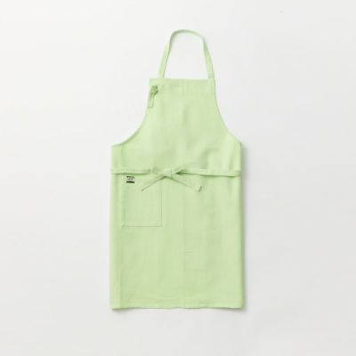 BF KITCHEN エプロン（ほうれん草） 全体像