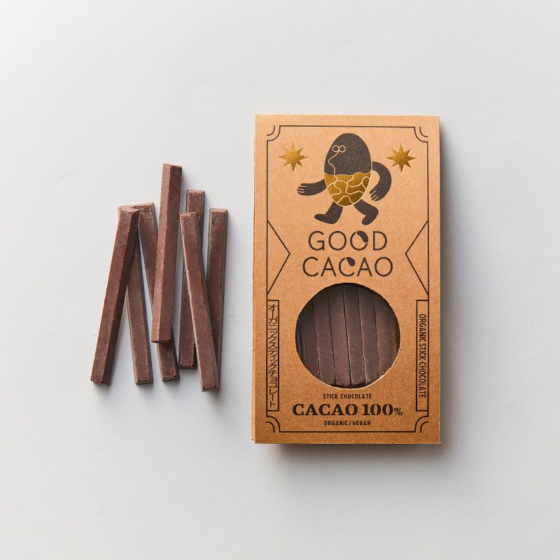 GOOD CACAO オーガニックスティックチョコレート　カカオ100%_1