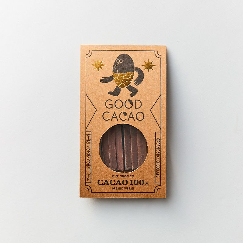 GOOD CACAO オーガニックスティックチョコレート　カカオ100%_2