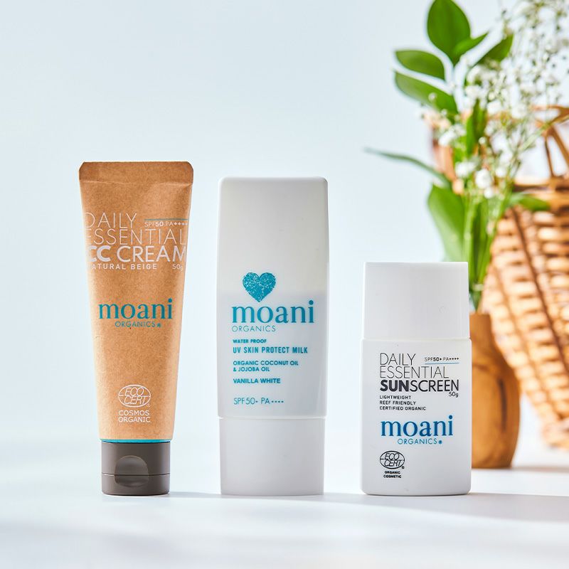 moani organic デイリーエッセンシャル サンスクリーン｜オーガニック