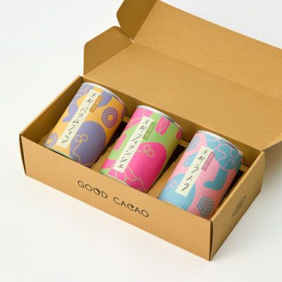 GOOD CACAO 日本茶に合う焼き菓子缶3種セット